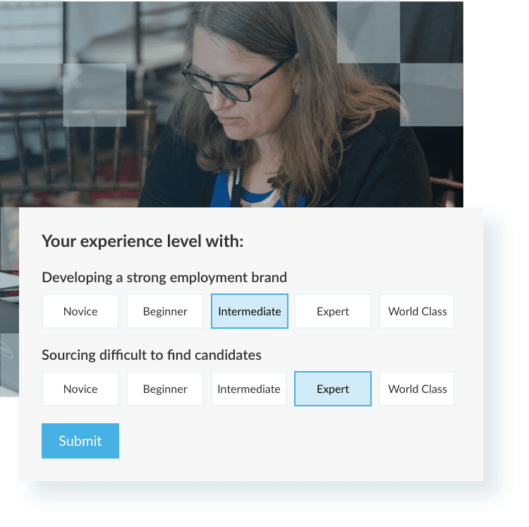 woman working at conference room table